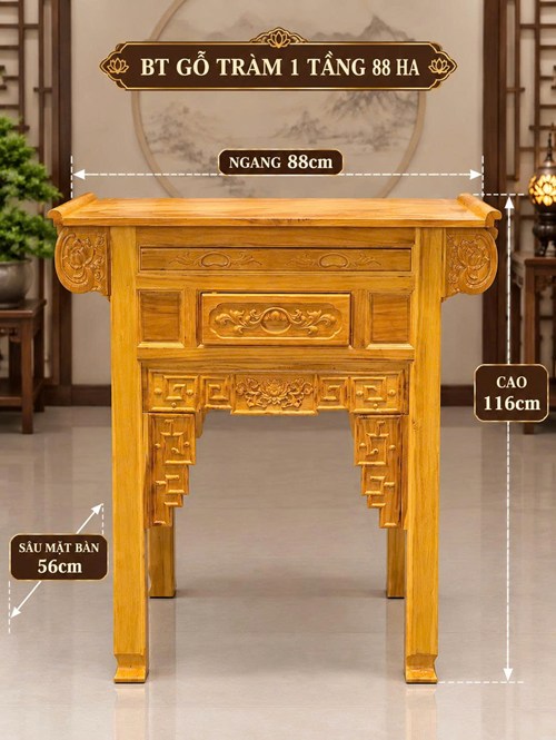 BT Gỗ tràm 1 tầng 88HA