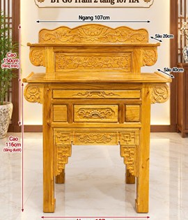 BT GỖ TRÀM 2 TẦNG 107 HA