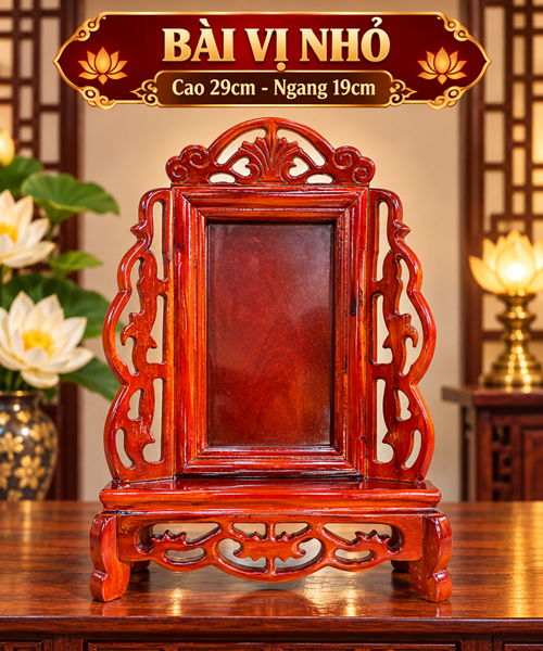 Bài vị gỗ nhỏ