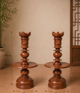 Chân đèn hương đá 4T