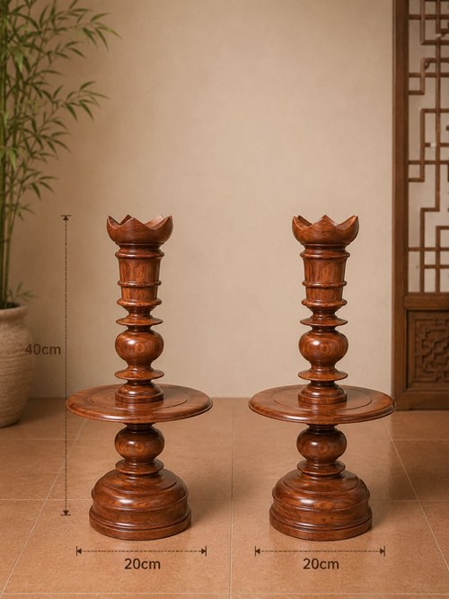Chân đèn hương đá 4T