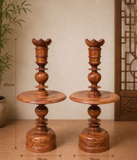 Chân đèn hương đá 6T