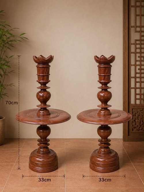Chân đèn hương đá 7T