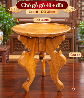Chò gỗ gõ 40+dĩa