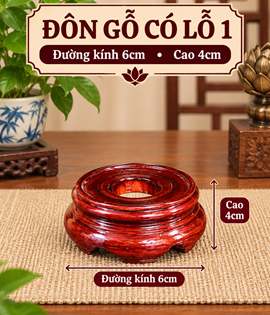 Đôn gỗ có lỗ s1