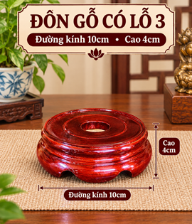 Đôn gỗ có lỗ s3