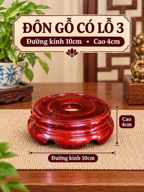 Đôn gỗ có lỗ s3