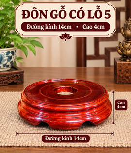 Đôn gỗ có lỗ s5
