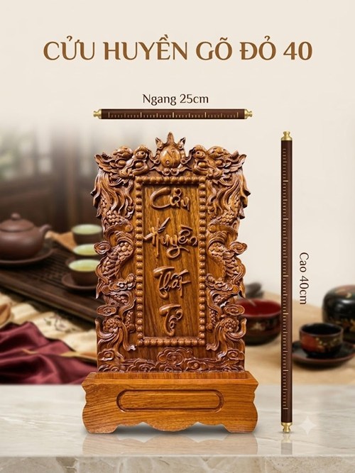 Cửu huyền gỗ đỏ 40cm