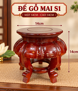 ĐẾ GỖ MAI SỐ 1