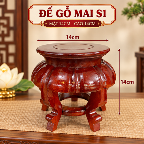 ĐẾ GỖ MAI SỐ 1