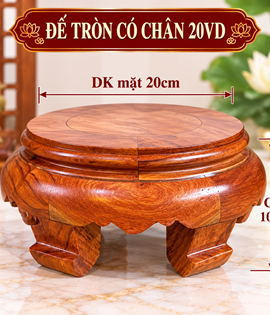 Đế Tròn Có Chân 20 VD