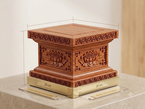 Đế Vuông Chạm 20cm