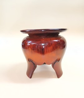 Đôn gỗ cao trơn trung