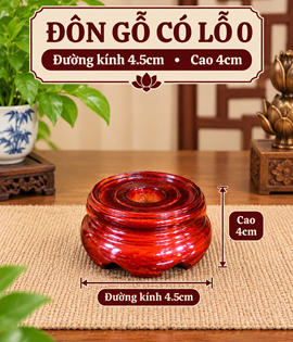 Đôn gỗ có lỗ s0