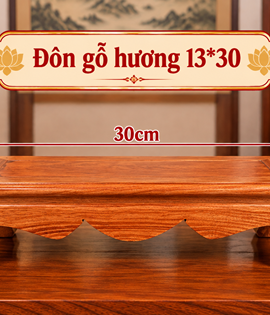 ĐÔN GỖ HƯƠNG 13*30