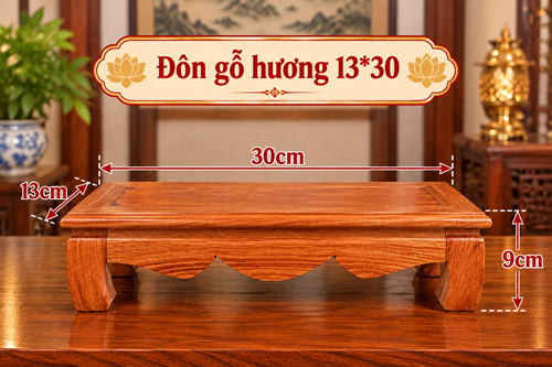 ĐÔN GỖ HƯƠNG 13*30