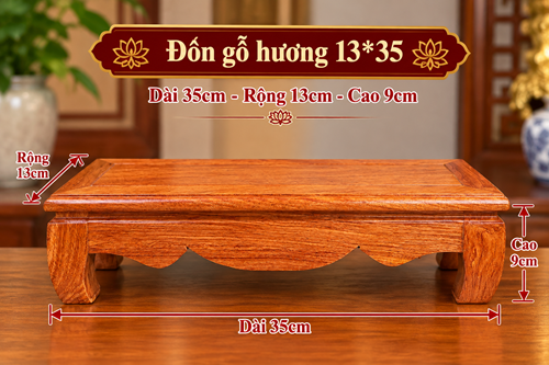 ĐÔN GỖ HƯƠNG 13*35