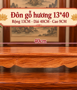 ĐÔN GỖ HƯƠNG 13*40