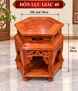 đôn lục giác 40