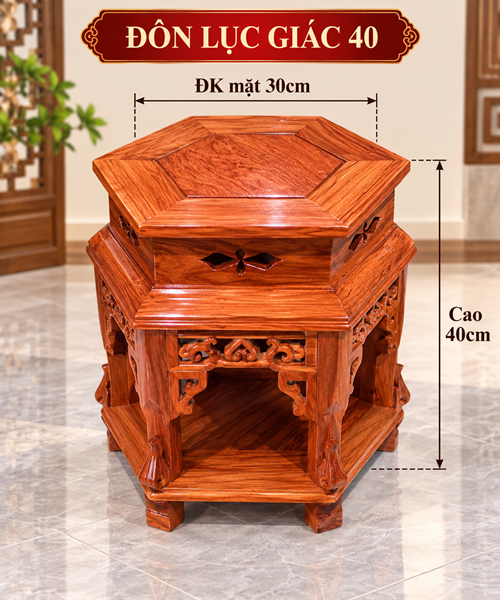 đôn lục giác 40