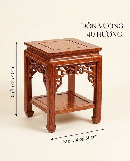 Đôn vuông 40 hương
