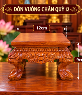 Đôn Vuông chân quỳ 12