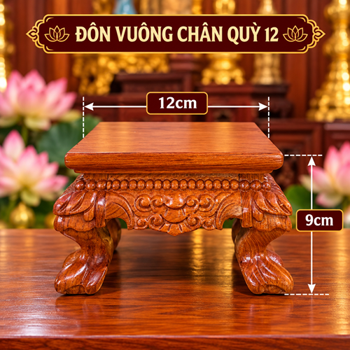 Đôn Vuông chân quỳ 12