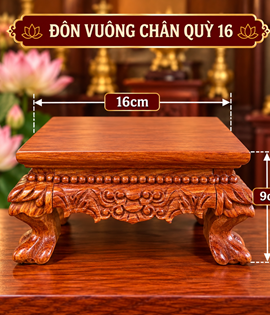 Đôn Vuông chân quỳ 16