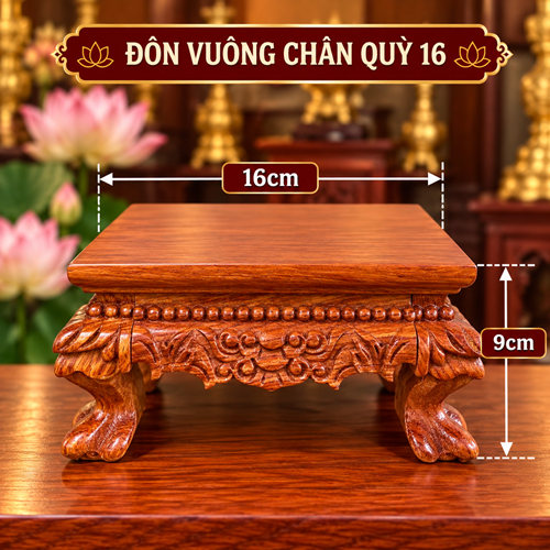 Đôn Vuông chân quỳ 16