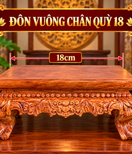 Đôn Vuông chân quỳ 18