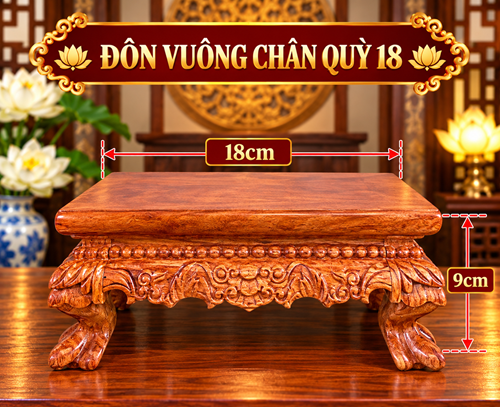 Đôn Vuông chân quỳ 18