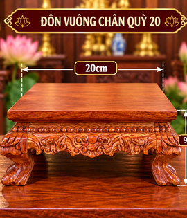 Đôn Vuông chân quỳ 20
