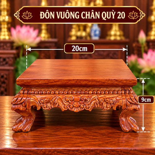Đôn Vuông chân quỳ 20