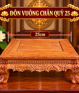 Đôn Vuông chân quỳ 25