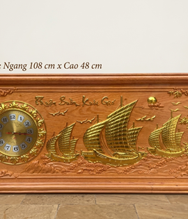 ĐỒNG HỒ 41*108 CHẠM GỖ HƯƠNG