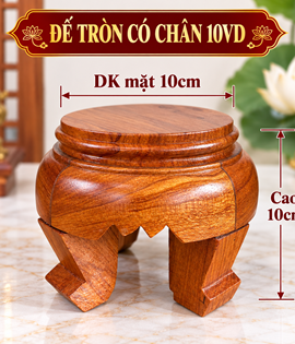 Đế Tròn Có Chân 10 VD