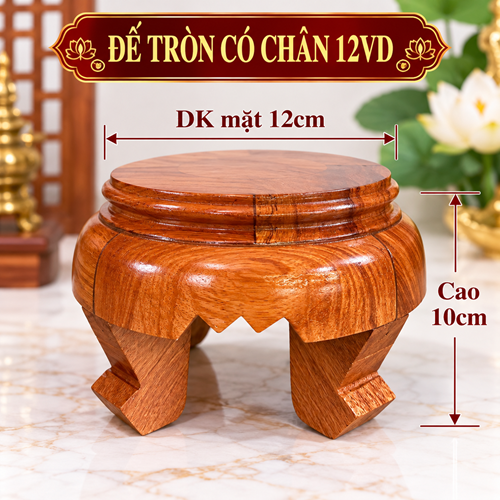 Đế tròn có chân 12 VD