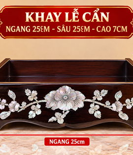Khay Lễ cẩn đen
