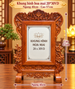 khung HOA MAI 20*30 VD (gỗ hương)