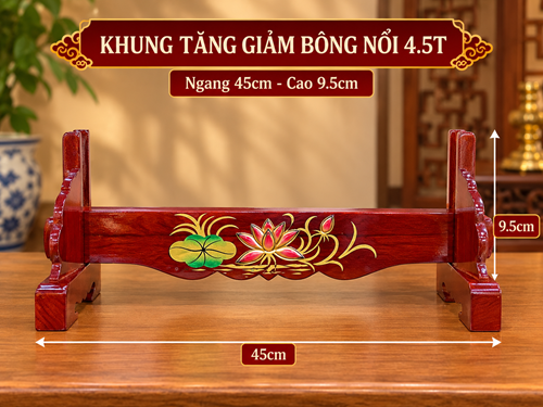 Khung tăng giảm bông nổi 4.5t