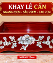 Khay lễ cẩn đỏ