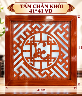 TẤM CHẮN KHÓI 41*41VD LỘC NÂU