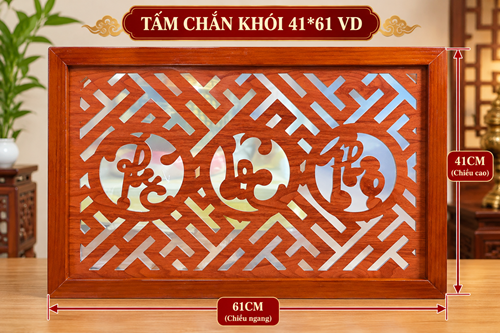 TẤM CHẮN KHÓI 41*61 VD PLT NÂU