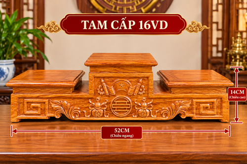 Tam cấp 16 VD gỗ hương