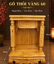 TRANG THỜ GỖ GÕ THỎI VÀNG 60