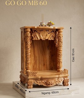 TT GỖ GÕ MÁI BẰNG 60