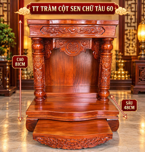 TT TRÀM CỘT SEN CHỮ TÀU 60