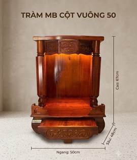 TT TRÀM MÁI BẰNG CỘT VUÔNG 50