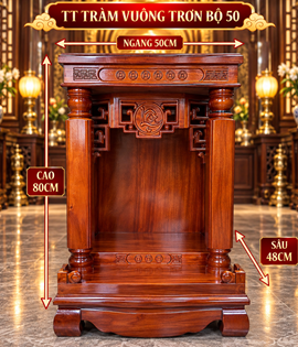 TT TRÀM VUÔNG TRƠN BỘ 50